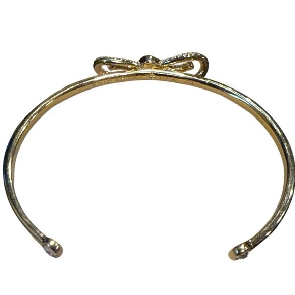 Gold Kate Spade Cuff Bow Bracelet - Picture 3 of 5